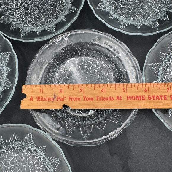 Set of 8 Vintage Dessert or Bread & Butter Plates by KIG Indonesia - Picture 2 of 7